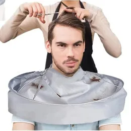 Adult Medium Size Haircut Cloak Cloth Hair Dye Three-Dimensional Breathable Household Haircut Cloak Foldable Haircut Tool