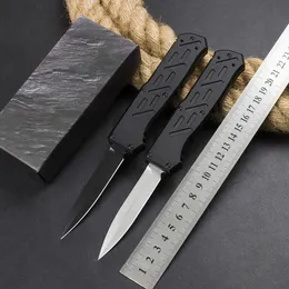 Farfalla bm hk14850 coltello tascabile d2 blade doppia azione 6061 t6 in lega di alluminio maniglia tattica di sopravvive