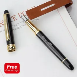 Персонализированная настройка золотой фонтан Pen Business Simple Firmature Gift Prize Office Специальная школа.