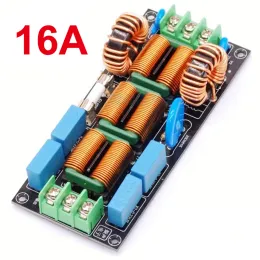 Amplifier 4Stage AC110250V 4A 8A 16A Power Filter EMI Filter EMC High Frequency Power Filtering For DIY Audio Power Amplifier
