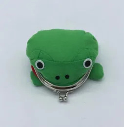 1PCS Frog Shape Cosplay Green Animal Bag Coin Purse Wallet Soft Furry Plush Purse Gift Smart Wallet Mini Slim Card Wallet 1008 X22153697