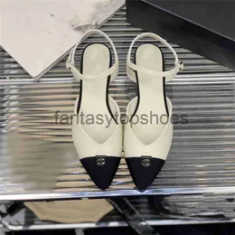 Kanallar Top CF Moda Ayakkabıları 2023 Tasarım Elbise Ayakkabı Kadın Deri Yüksek Topuk Mektup Parti Düğün Turizm Tatil Günlük Düz Ayakkabılar 05-06