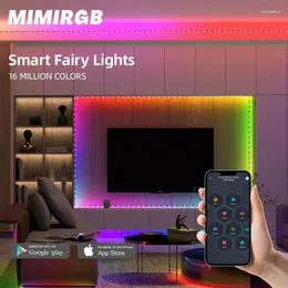 Strings Smart LED RGB Lights 10m String Decoration App Control Night Light DIY Graffiti USB Strip Outdoor