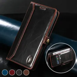 Cases S22 S21 FE S20 S23 Ultra Luxury Case Unique Leather Wallet Shield RFID for Samsung Galaxy S 22 Plus S9 S10 23 Note 20 Flip Cover