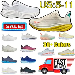 2024 NY STIL MENS RUNNINGSKOR DESIGNER SNEAKERS BONDI 8 9 TRIPLE BLACK VIT LUNAR ROCK SCAL CORAL PEACH GOBLIN BLÅ GULD WOMENS TRÄNARE Lågt pris