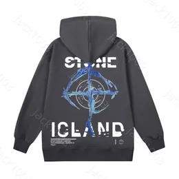 ISLAND Men Europen Fashion Hoodie Sweatshirts STONE Couple style Letter logo print pattern loose Oversized Cotton Casual hip-hop Hoodies Pullover 06