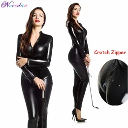 Sexy WetLook PVC Latex feminino FIX FIX DUPLO DUPLO CROTH CROTH CROTH CURCH VESTIDO DE DANIFICAÇÃO DE CAPELA DE CEAR