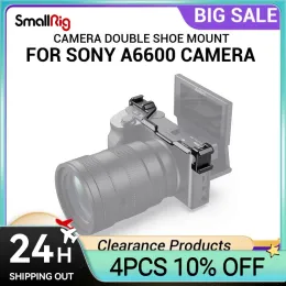 Flashes Smallrig Shoe Mount Relocation Plate för Sony A6600 Camera Vlog Rig för mikrofon eller blixtljus Fäst 2498