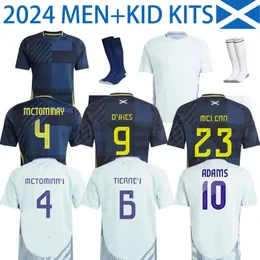 2024 Skottland 3XL 4XL Plus Size National Team Soccer Jersey fans Adams Tierney Dykes Adams Football Shirt Christie McGregor McGinn McKenna Unisex Kids Kits Uniforms