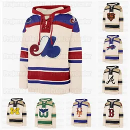 2024 Hoodie Hockey Baseball Football Basketball Lauer -Lauen -Hoodie -Creme