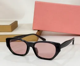 Kattögon solglasögon svartrosa lins kvinnor designer solglasögon toppkvalitet sommar sunnies sonnenbrille mode nyanser uv400 glasögon