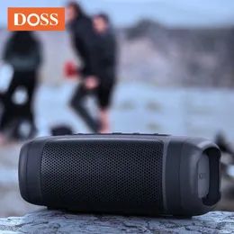 Портативные динамики Doss Soundbox Extreme Wireless Bluetooth -динамик 24w Stereo Bass Dinger Outdoor IPX6 Водонепроницаемый портативный динамик J240505