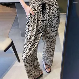 Pantaloni da donna pantaloni a gamba a gamba Donne leggero allentati allacciaio alla caviglia e traspirante fidabile cowining alla moda comoda comoda