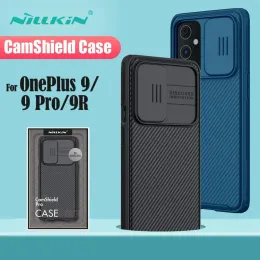 Omslag för OnePlus 9 Pro 9R Case OnePlus9 Cover Nillkin Camshield Case Slide Camera Lens Protection Back Shell For One Plus 9 Pro