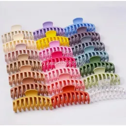 matte simple hair claw clip hold hair woman girl hair accessories girls alligator clamp matte color bath hair claws