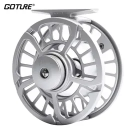 GOTURE CCNCMACHINEND Aluminium Fly Fishing Reel 34 56 78 910 WT 21BB Speed ​​Ice Wheel esquerdo e para a direita Ferramenta 240506