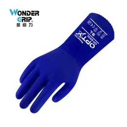 Gloves Wonder Grip 30cm Lengthen PVC Chemical proof Safety Protective Waterproof Oilproof Working Gloves Nonslip