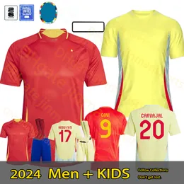 2024 2025 Euro Cupspanish Jersey Football National Team Uniform 24 25 Ferran Canales Ansu Fati Koke Asnsio Asla Pedri Morata Kit per bambini