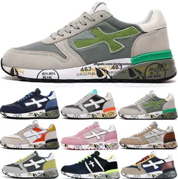 Designer Premiatas Shoes Italy 2024 New for Men Women Sneakers Genuine New Vintage Premiate Sneakers Couple Rice Premiada Shoes Running Trainers Casual Shoes