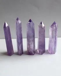Natural Purples Crystals Quartz Tower Point Purple Obelisk Wand Healing Crystal 5cm 6cm 7cm1114891