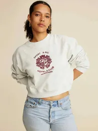 Erkek Hoodies Sweatshirts Grafik Vintage Sweatshirt Kadınlar Sonbahar ve Kış Giyim 2024 Pamuk Moda Fermuarı Top Q240506