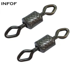 1000 Stcs -Beutel beeindruckt Fischerei Rolling Swivels Terminal Tackle Diamond Eye Swivel6449854