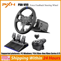 Räder PXN V99 3.2nm Force Feedback Racing Wheel Simulator Gaming Lenkrad für PC Windows 7/8/10/11, PS4, Xbox One, Xbox Series X/S