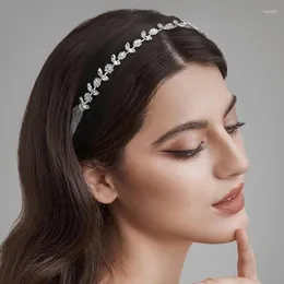 Headpieces strass huvudbonad kristall pannband bröllop hatt guld hår tillbehör för bruden och brudtärna