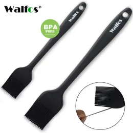 Grills WALFOS 2 Pieces/Set Food Grade Silicone Oil Brush for Grill BBQ Barbecue Cooking Pastry Brushes baking Tool