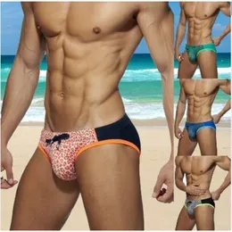 Men's Swimwear Haiyi Mens Digital Printing Triangle Swimsuit Sexy Beach Swimsuit Hot Spring Swimsuit