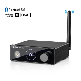 Dönüştürücü AIYIMA DACD5 ES9038 Kulaklık Amplifikatör Kod Çözücü Bluetooth 5.0 Alıcı Destekler USB APTXHD LDAC HIFI kod çözücü