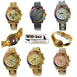 Designer Luxury Watch Watches High Quality Original Version, Full Diamond Waterproof Luxury Quartz Automatisk mekanisk klocka, kvinnors och mäns handledsur.