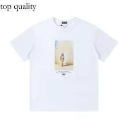 T-shirts masculina Hot Sell Kith Designer Tees Impressão de verão 100% Algodão Camise