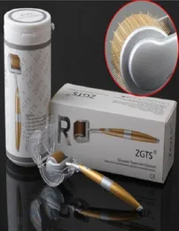 Zgts Luxury 192 Zgts Titainium Aloy Micro Needle Derma Roller مع 192 Needles Dermaroller3580982