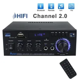 Wzmacniacze 2.0 Kanał AK45 Wzmacniacz HIFI 400WX2 HIFI Odbiornik wzmacniacza stereo