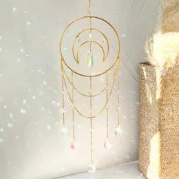 Decorative Figurines Suncatcher Chimes Hanging Ball Glass Wall Gift Crystal Dream Window Garden Chandelier Room Decor For Wind Catcher