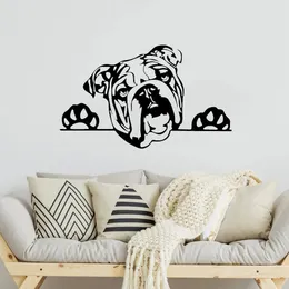 Olde English Bulldog Bully Dog Decal Vinyl Car Sticker Roliga mönster Väggdekaler 240423