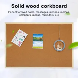 Frames 1 Pc Pine Wood Cork Bulletin Board Frame For Notes Messages Pictures Memos Birch Po Wall Push Pin