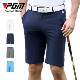 Calça masculina PGM Men Shorts verão sólido refrescante calças respiráveis de algodão confortável Casual Casual Sports Wear Gym Suit Kuz078 Y240506
