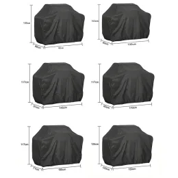 Grills BBQ Cover Outdoor Dust Waterproof Weber Heavy Duty Grill Cover Dust Rain Protective Cover Gas Charcoal Electric Barbecue Cover