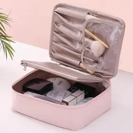 Bolsas de cosméticos Senhoras portáteis de grande capacidade Bag das meninas de alta aparência Índice de maquiagem Viagem Lavagem TRIMENSIONAL