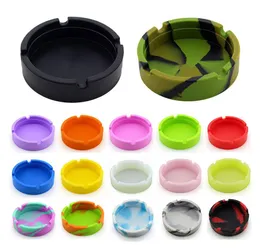 Silicone world Portable Round Ashtray Durable Soft Ecofriendly Ashtray High Temperature ResistanceAntifallAntislip FS3796 GB1205950537