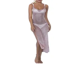 Sexy Bikini Beach Coverup Swimsuit Covers Up Bathing Suit Summer Wear Knitting Swimwear Mesh Dress Tunic 918 Sarongs6538939