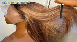 250 كثافة 12A 100 شعر مستقيم الشعر البرازيلي البشري 100 رخيصة 30 بوصة الدانتيل wig1772291