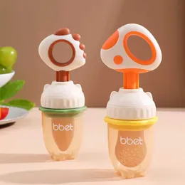 Чашки посуды посуда BBET Caby Pacifier Свежие фруктовые силиконовые бутылки.
