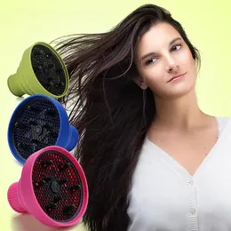 1pc uygun evrensel silikon saç kurutma makinesi difüzör kapağı darbe saç kurutucu difüzör kıvırcık çıkarılabilir saç kıvırıcı aracı