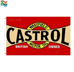 Castrol Red Flags Banner Size 3x5ft 90150cm med metall grommetoutdoor flag8269706