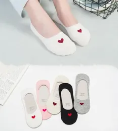 Socks Hosiery 5 PairsSet Women039s Ankle Sock Woman Cotton Invisible Asakusa Boat Ladies Korean NonSlip Fashion With Print 1449591