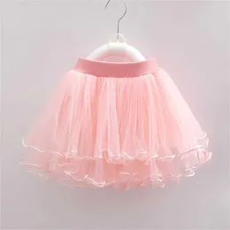 abito tutu 2024 neonati estivi bambine maglia galpa tutu kids garza di colore solido minigonna per bambine gonne per bambini abbigliamento 1-14t d240507