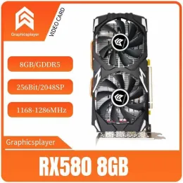 Карты RX 580 серии карт компьютерная видеокарта RX580 8GB 256BIT 2048SP GRDDR5.